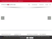 Tablet Screenshot of pathworks.ch